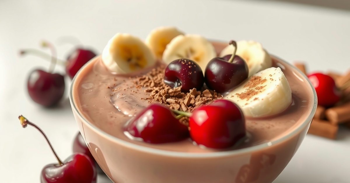 Cherry Cacao Smoothie Bowl