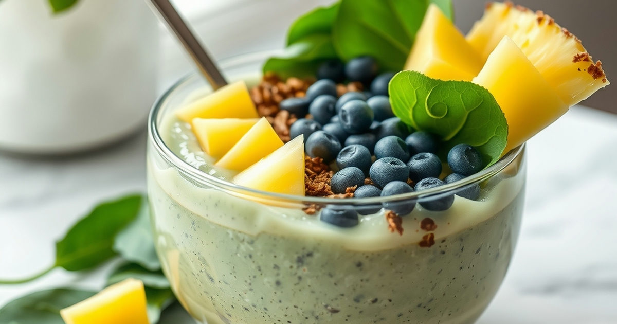 Tropical Spinach Power Bowl