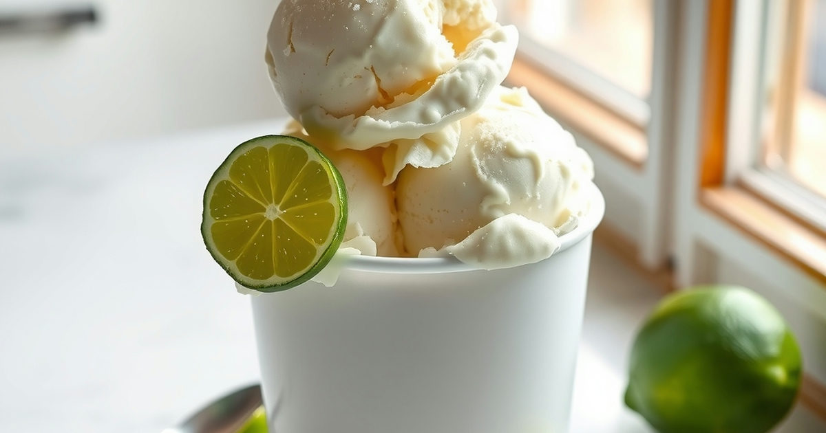 Toasted Lime & Coconut Cream