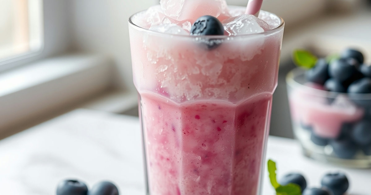 Blueberry Lemon Slushie